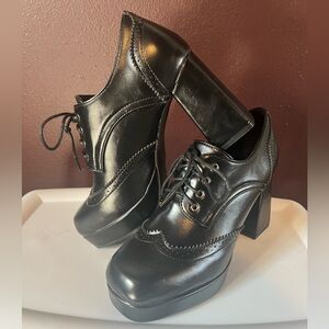 Heeled Lace Up Booties